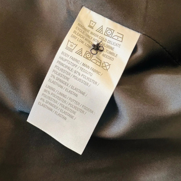 Dennis Basso Printed Twill Button Front Jacket - Leopard Print - Size S - Picture 14 of 16